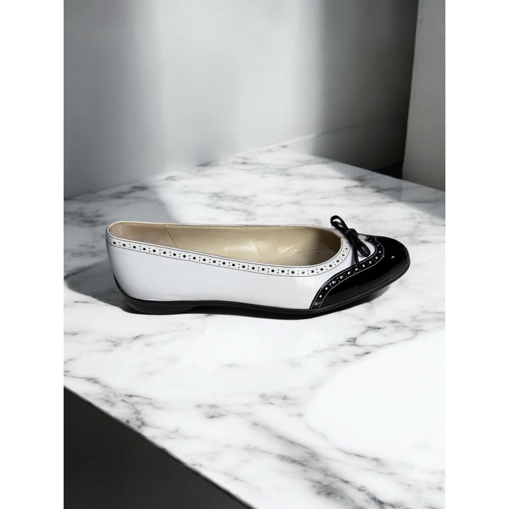 Salvatore Ferragamo Oxford Ballet Flat Size 8C - Picture 3 of 10